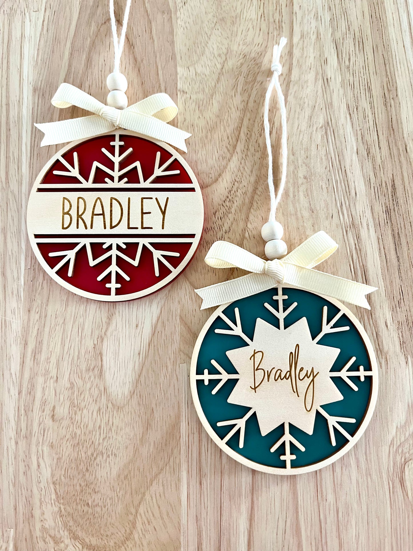 Personalised Snowflake Ornament