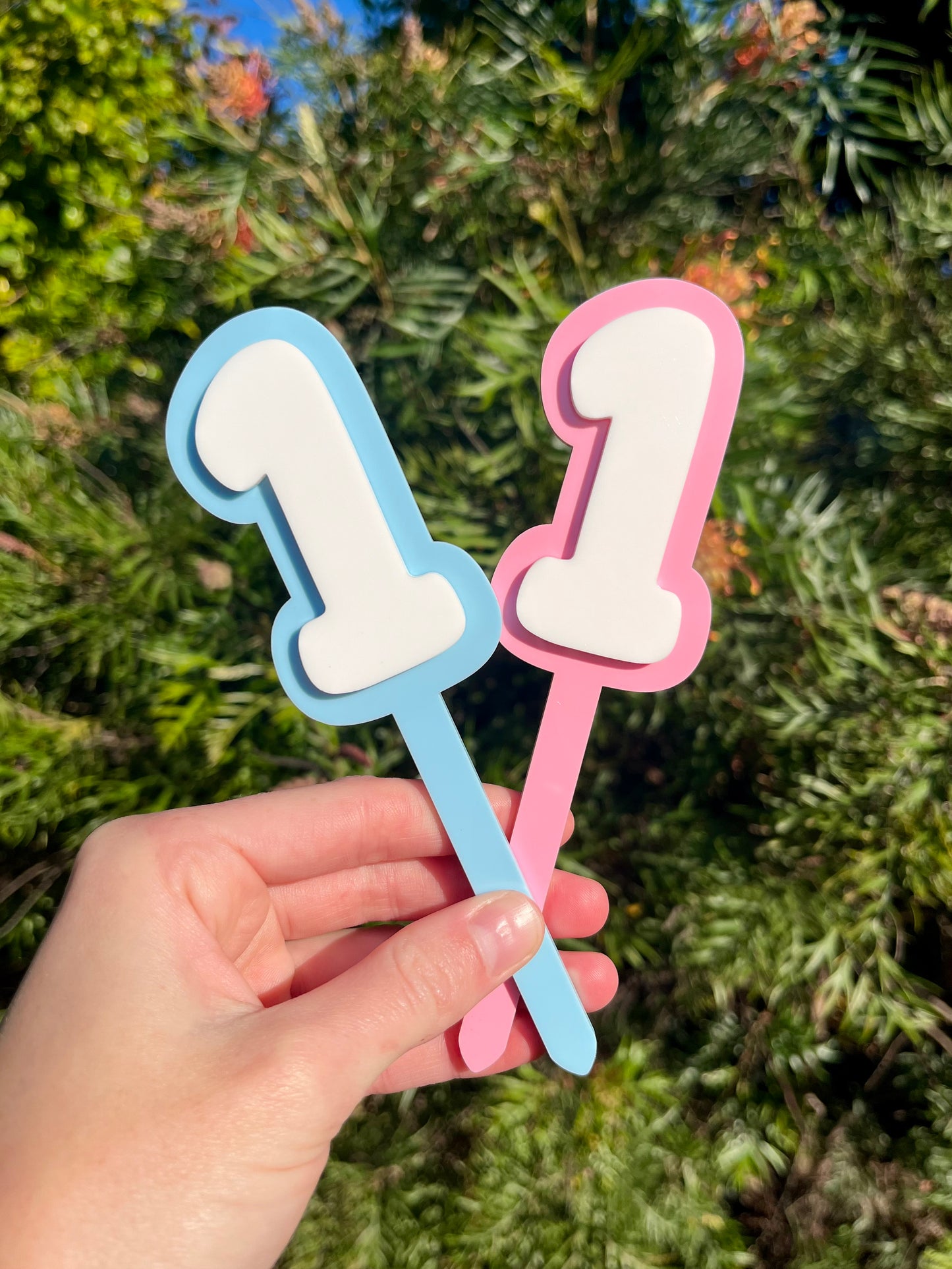 Acrylic Number Cake Topper