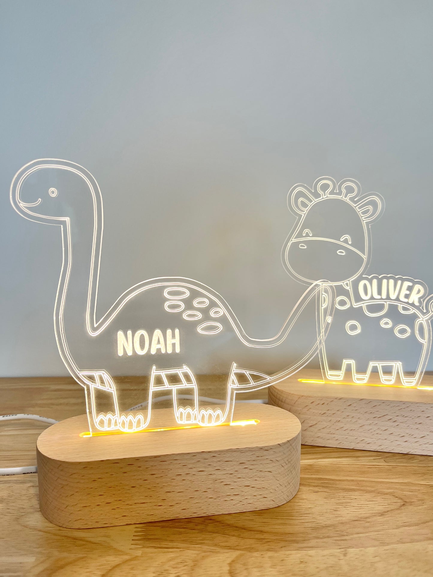 Dinosaur Personalised Night Light
