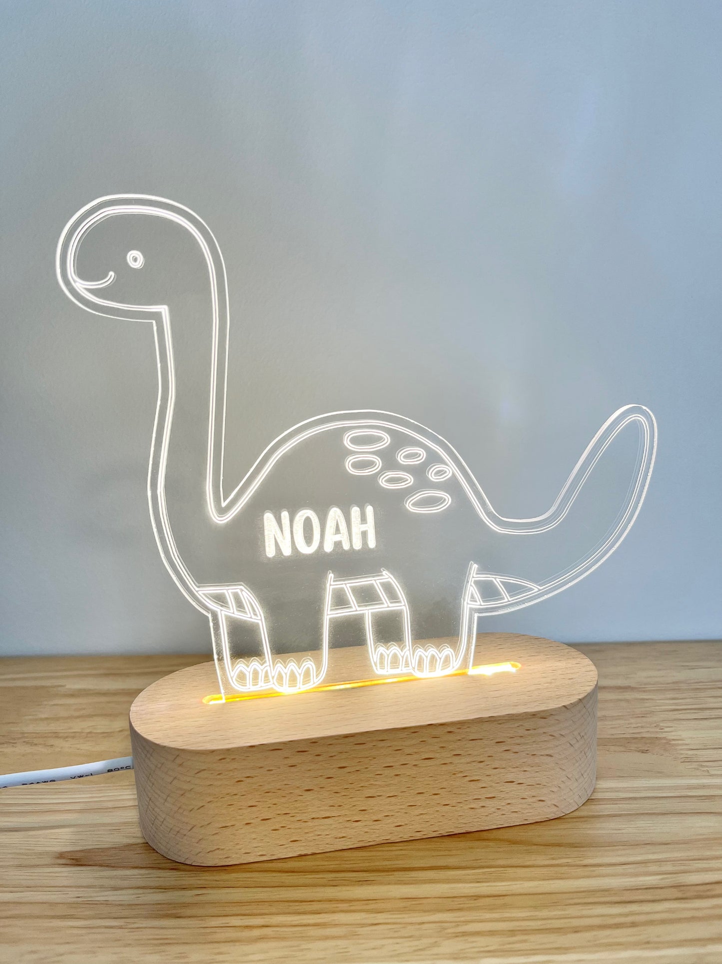 Dinosaur Personalised Night Light
