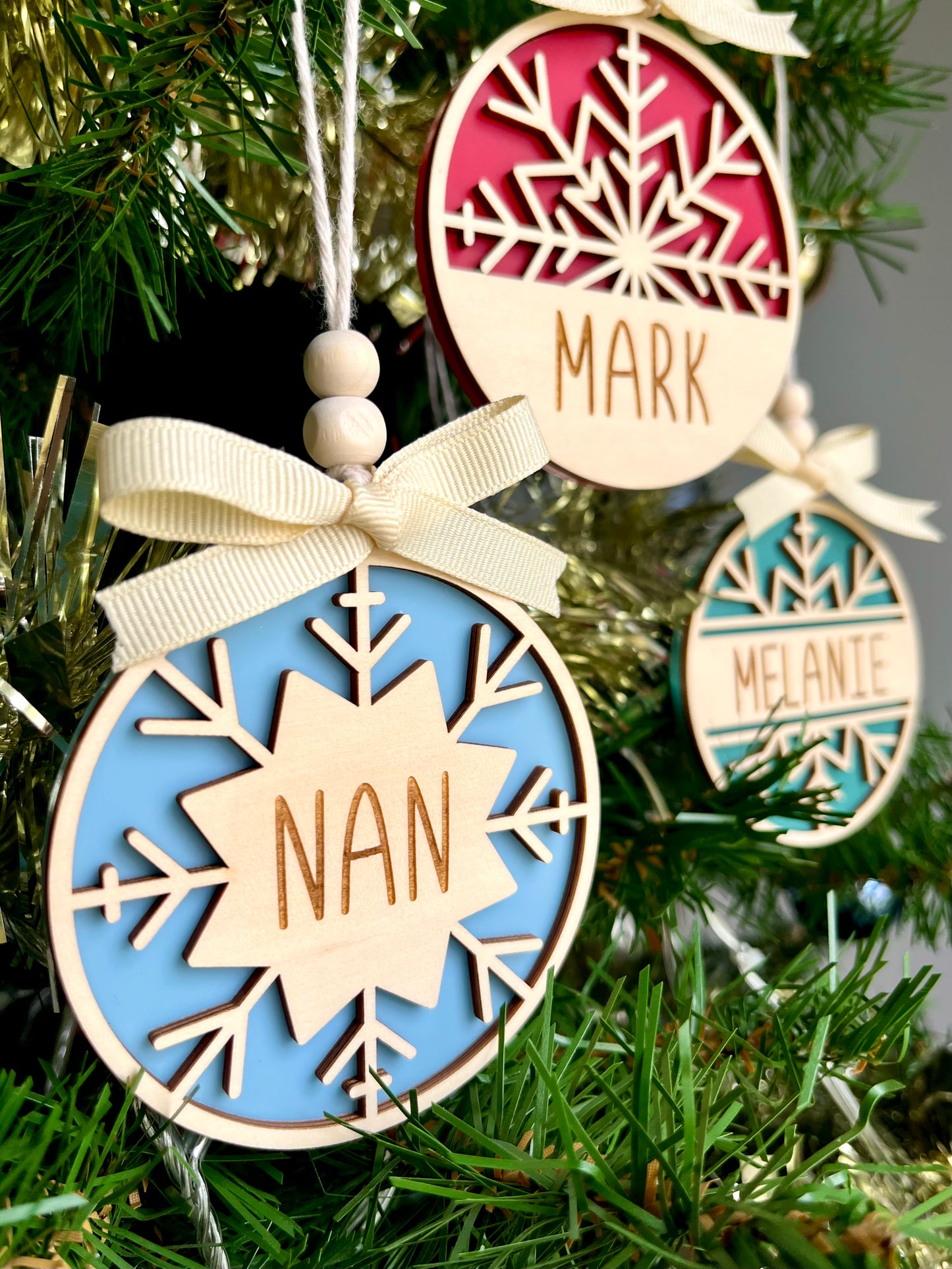 Personalised Snowflake Ornament