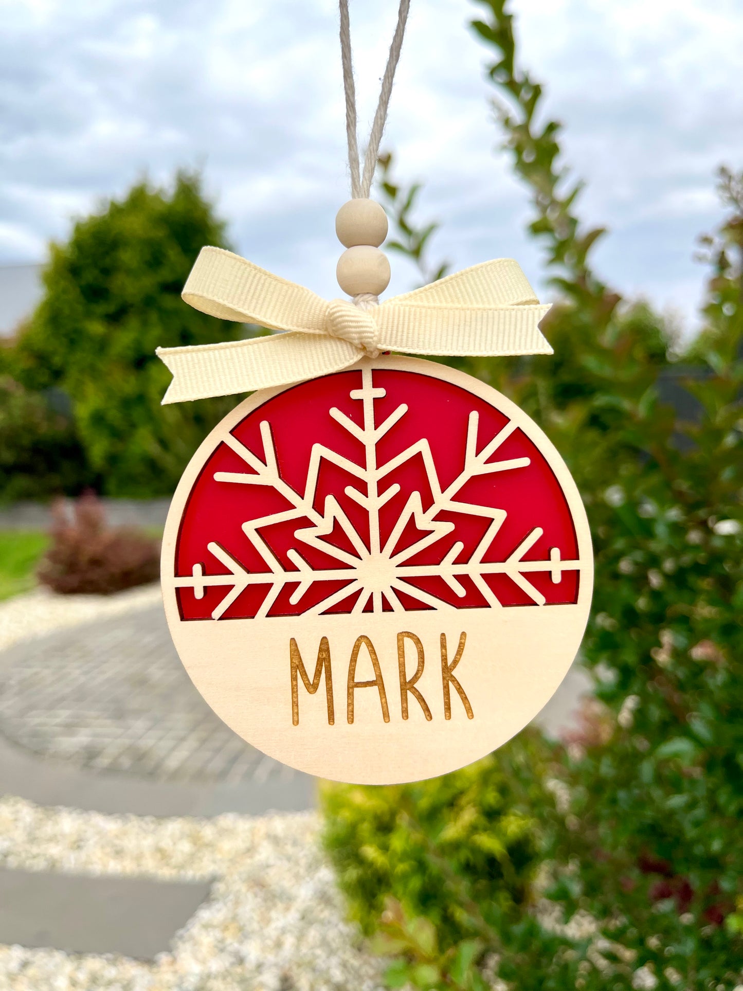 Personalised Snowflake Ornament