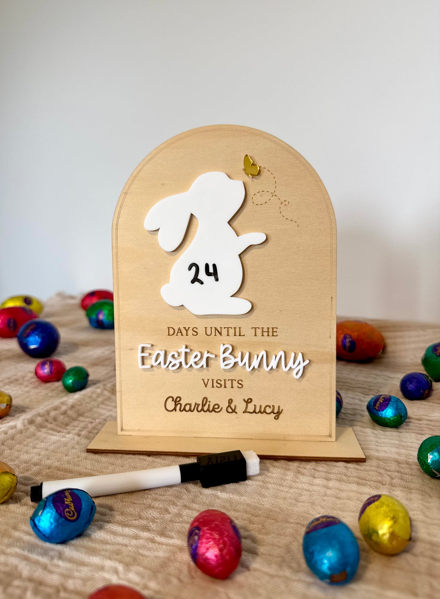 Easter Bunny Countdown Board