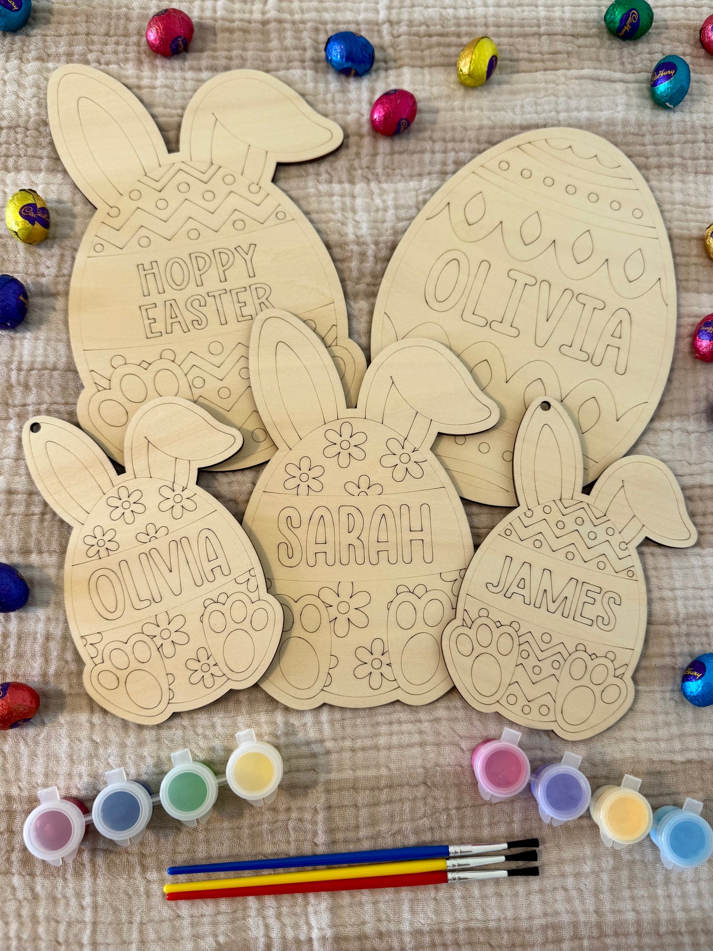 Paint Your Own Personalised Easter Egg – Individual