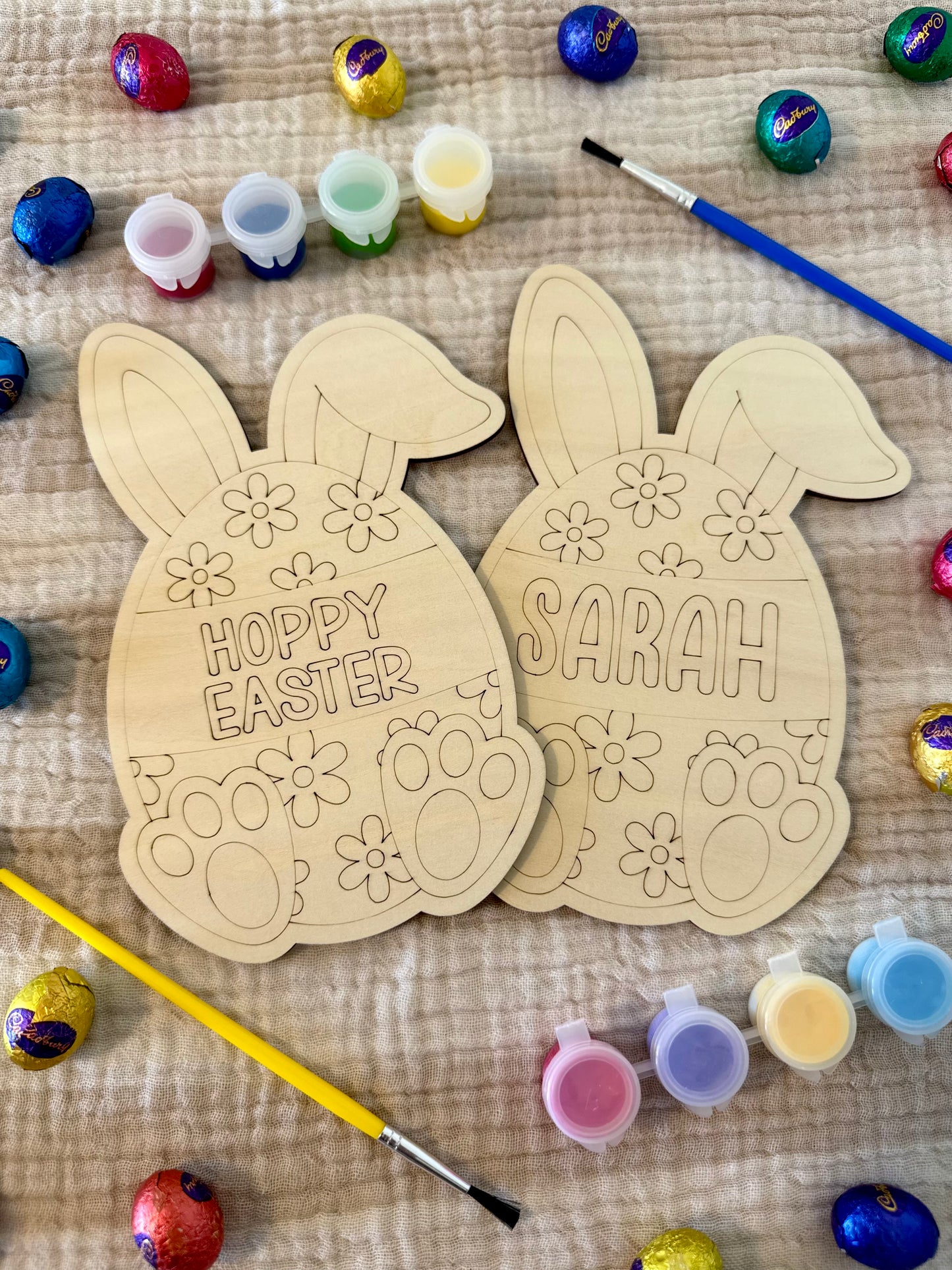 Bunny Easter Egg Painting Kit – Set of 2