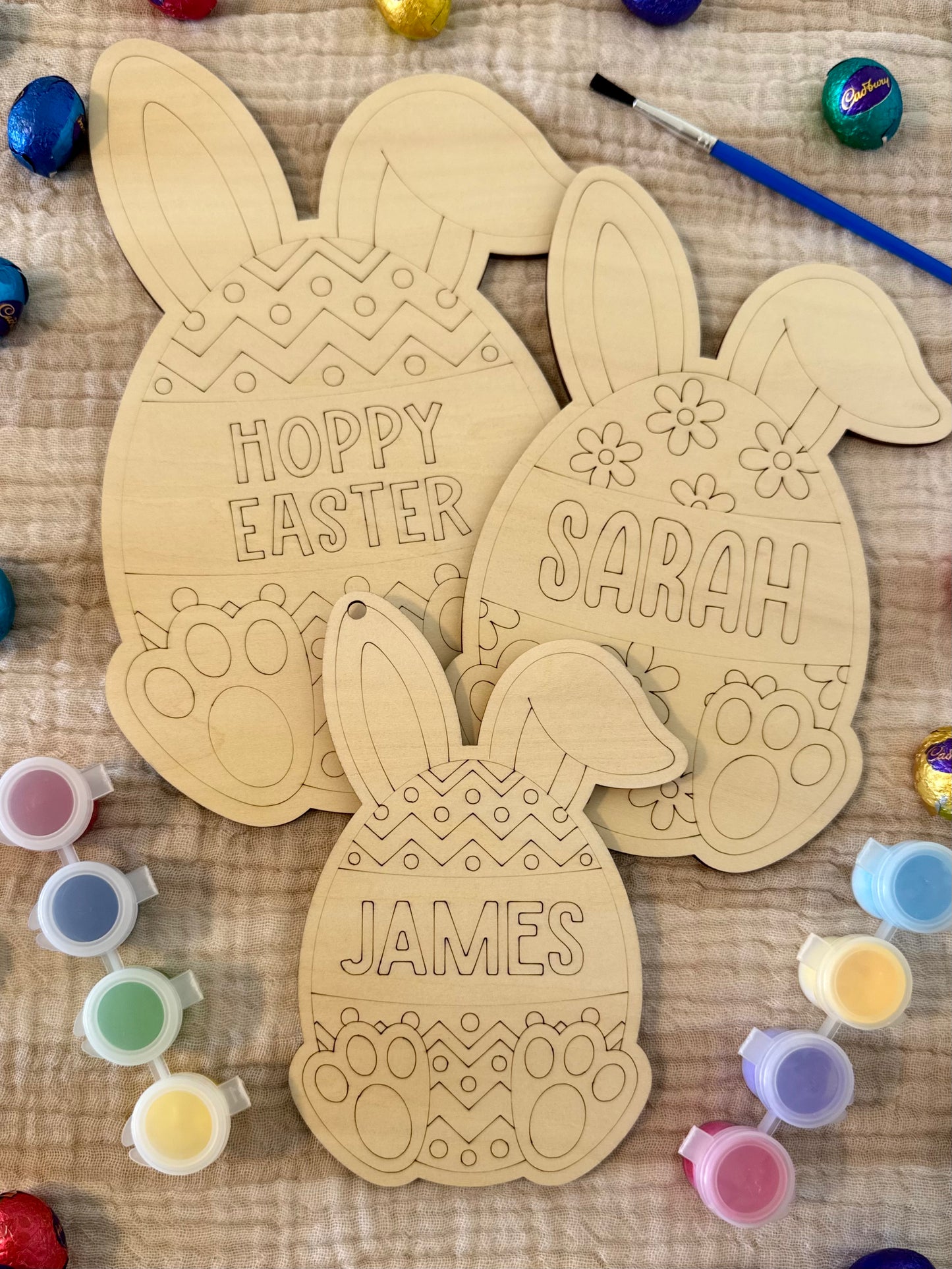 Bunny Easter Egg Painting Kit – Set of 2