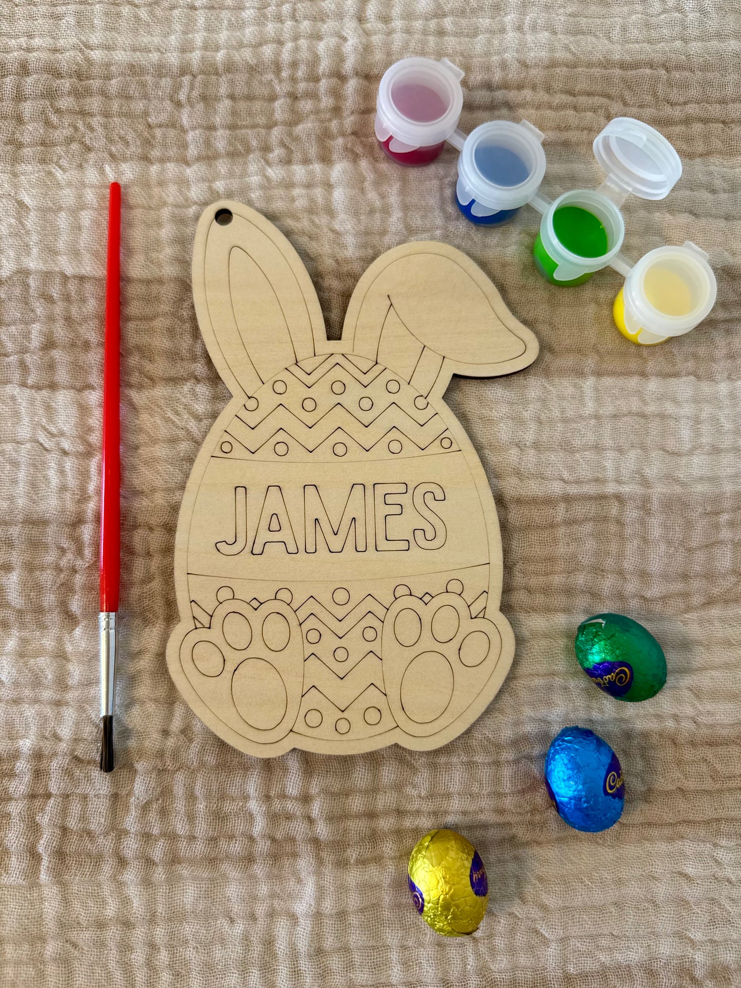 Paint Your Own Personalised Easter Egg – Individual