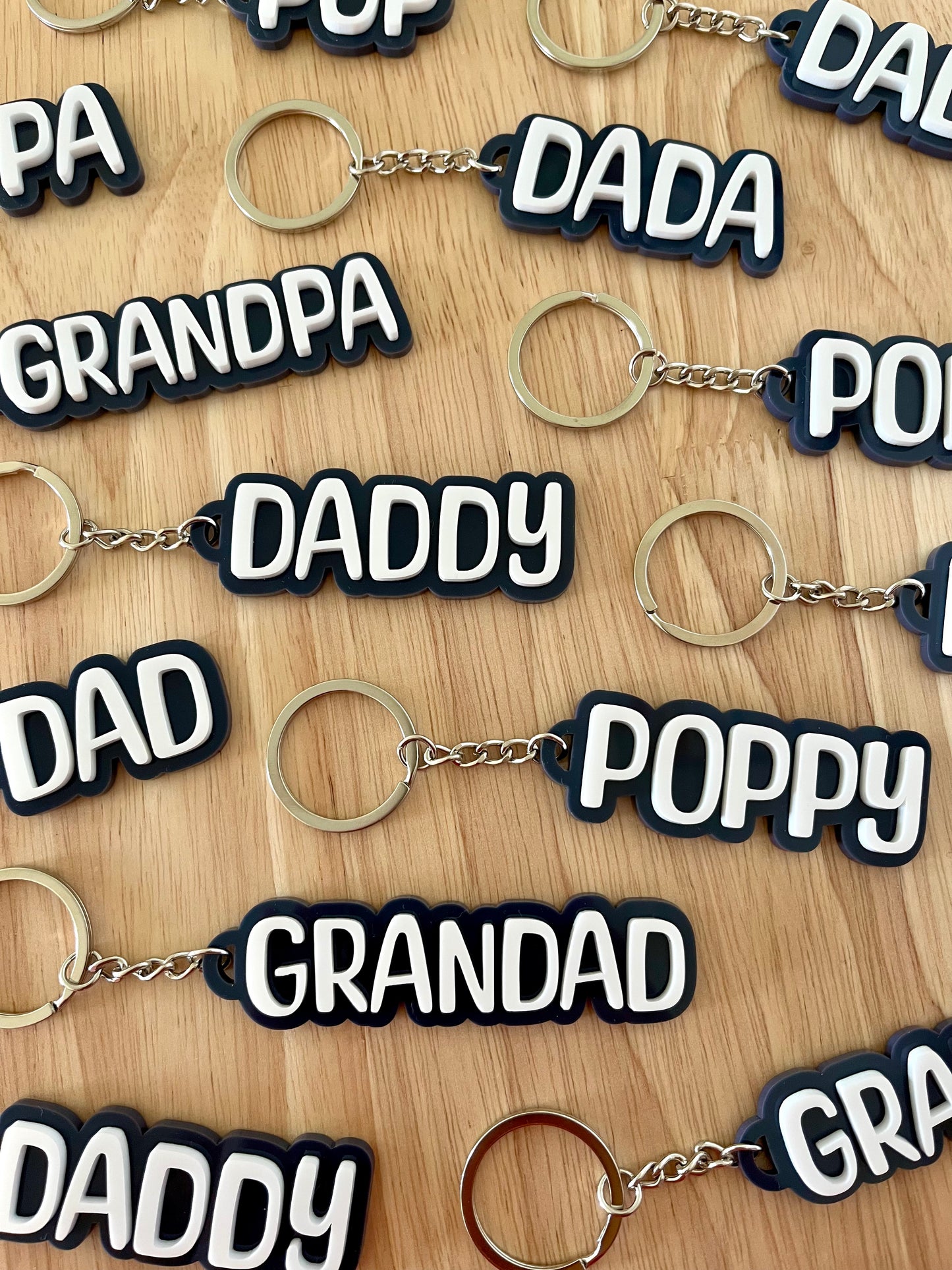Personalised Dad Keyring