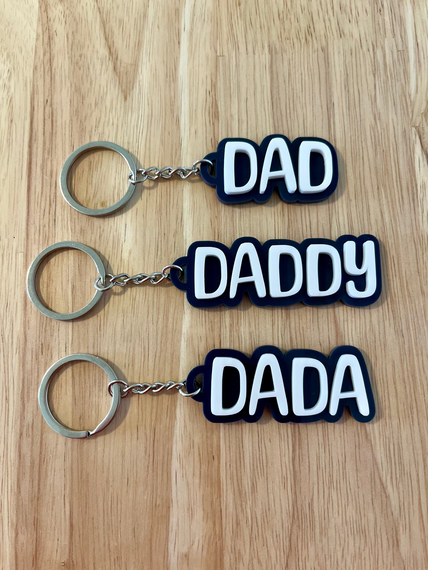 Personalised Dad Keyring