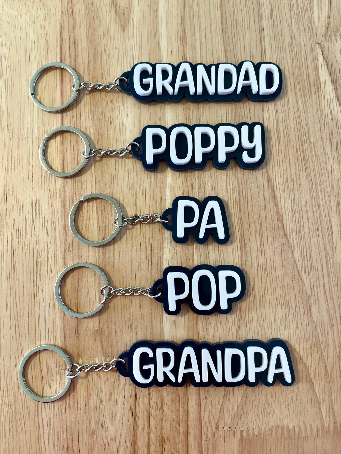 Personalised Dad Keyring
