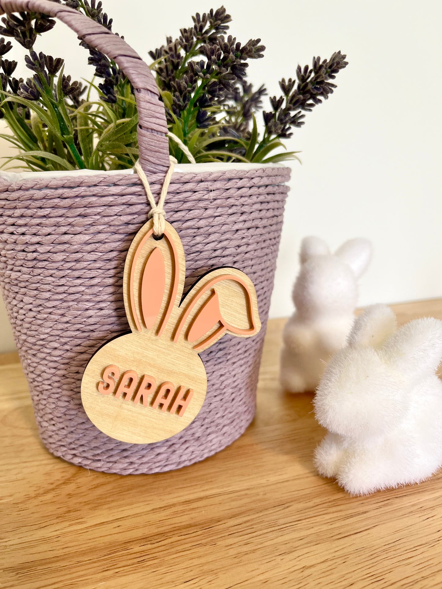 Bunny Ears Basket Tag