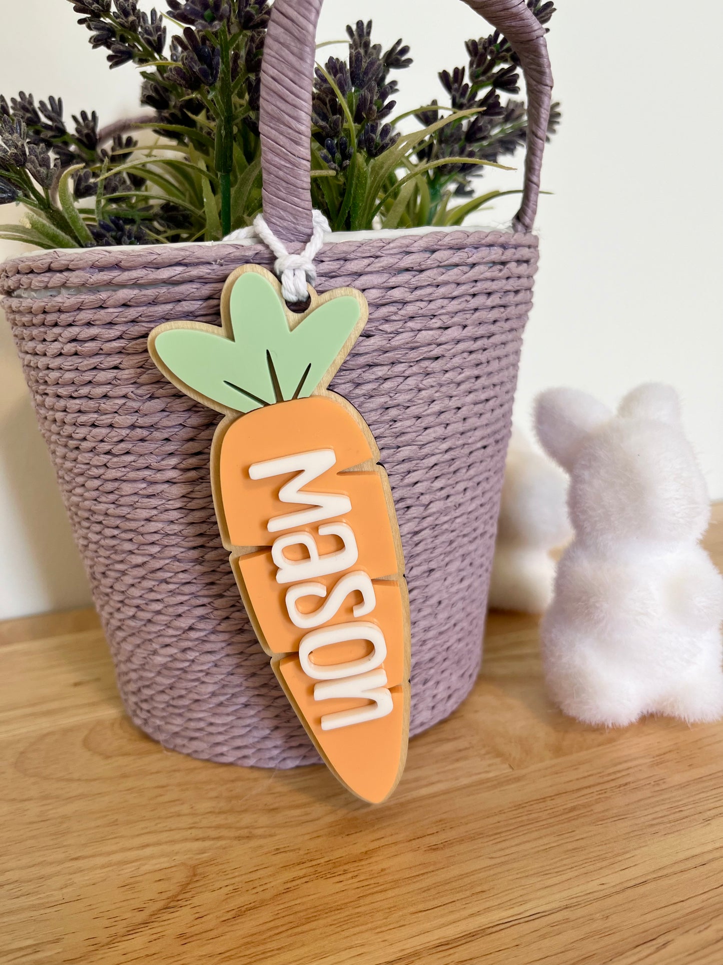 Carrot Basket Tag