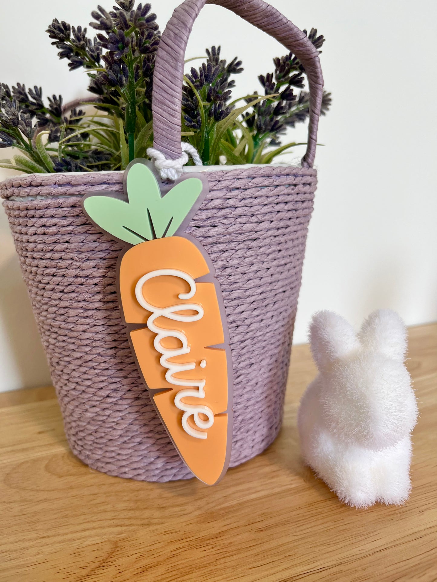 Carrot Basket Tag