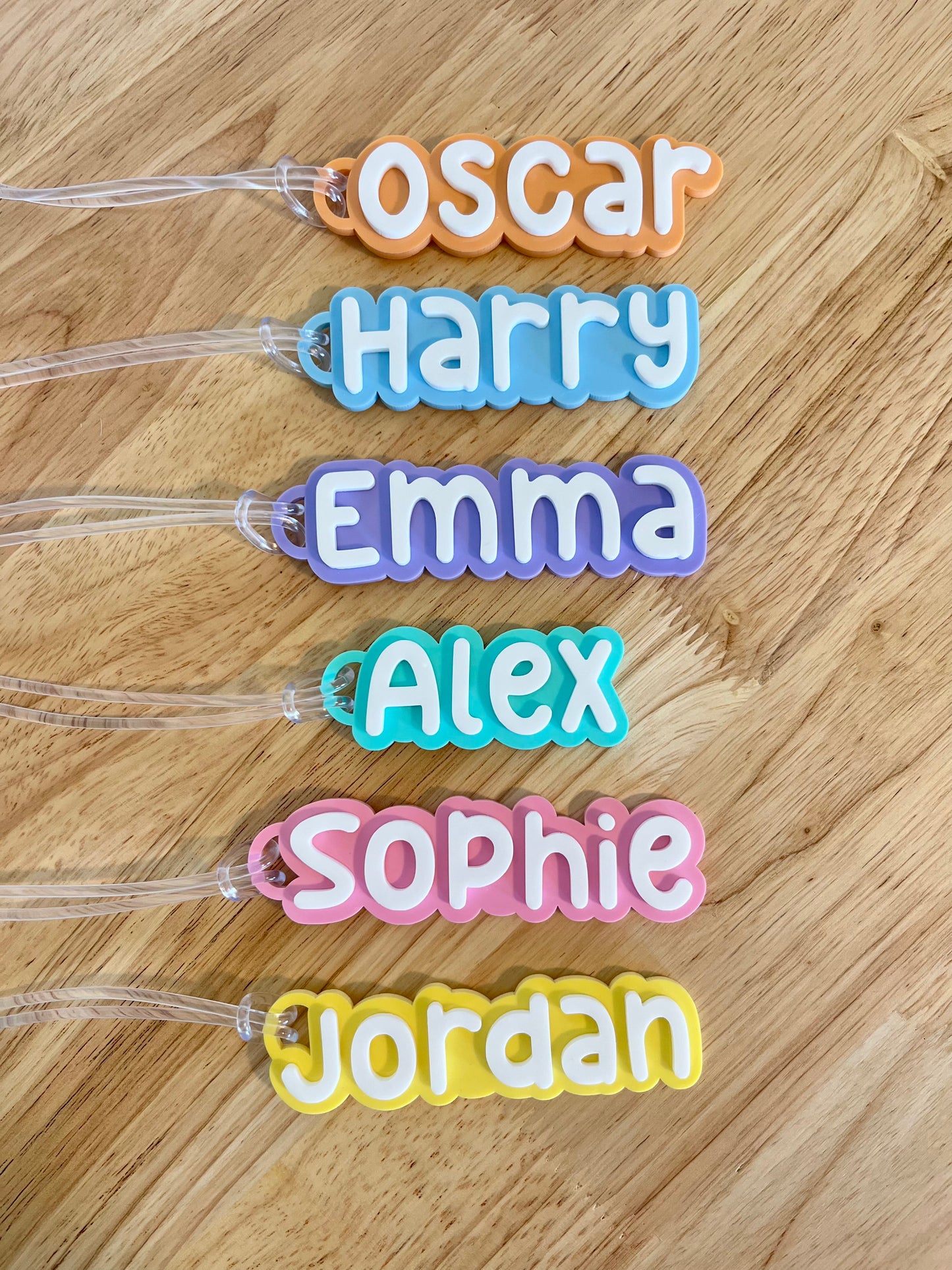 3D Name Bag Tag
