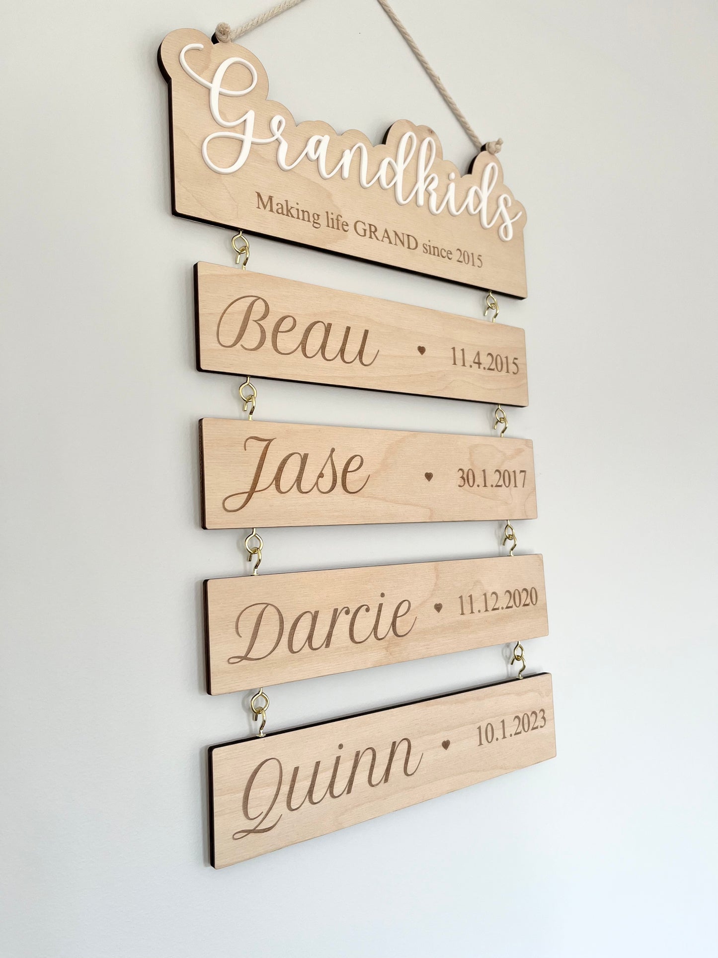 Grandkids Wall Hanging