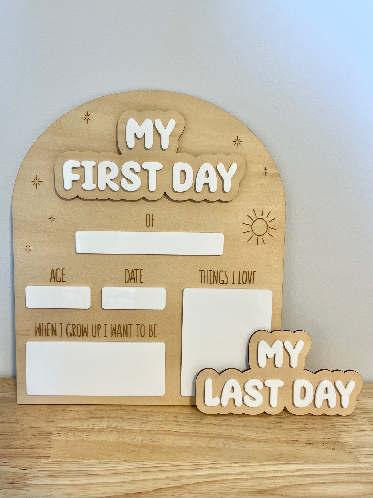 First & Last Day School Board